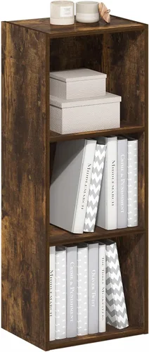 Vista 47 de Furinno - Estantería de 5 cubos serie Luder para libros y almacenamiento, color blanco y verde