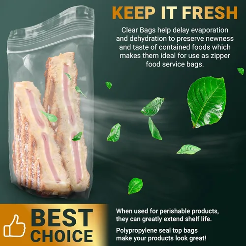 Vista 3 de APQ Supply Bolsas de plástico transparente con cierre de cremallera, 2 x 3 pulgadas. Paquete de 1000 bolsas de plástico resellables. Bolsas