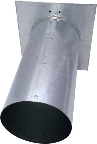 Vista 8 de Vent Works - Tapa de ventilación de pared de 4 pulgadas, acero galvanizado, solo pantalla, tapas de metal con capucha resistentes, ventilación