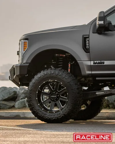 Vista 2 de Ruedas Raceline 940M HOSTAGE Negras Con Acabado Mecanizado 16X8" 5X114.3 Patrón de Pernos 0mm Desplazamiento/(4.5"E/S) 8 Radios Aluminio Ruedas