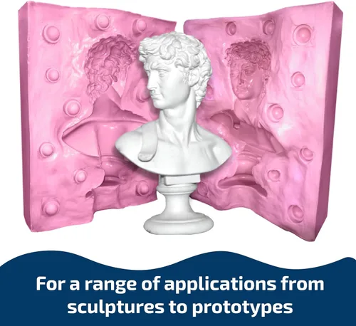 Vista 3 de Smooth-Cast 300 - Blanco brillante, plástico líquido de ultra baja viscosidad - Unidad de pinta