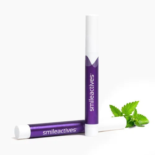 Vista 2 de Smileactives Bolígrafo blanqueador de dientes para sonrisa blanca, blanqueador de dientes rápido y removedor de manchas con punta de cepillo