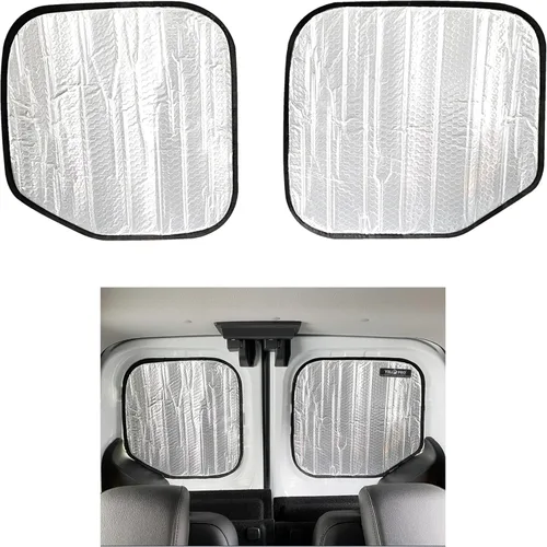Parasol para ventana trasera (2 unidades) ajuste personalizado para Ford Transit Connect Passenger Wagon Cargo Minivan 2014 2015 2016 2017 2018 2019