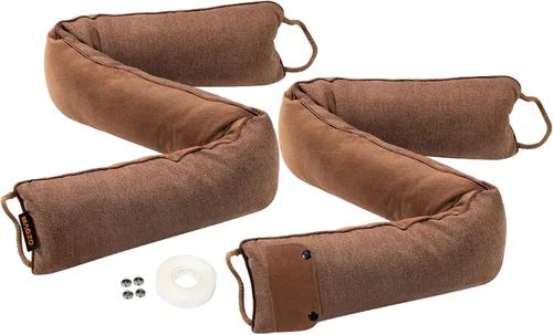 Vista 14 de MAGZO - Tapón de ruido para puerta; bloqueador de corrientes de aire, reductor de ruido, tapón de aire resistente para la parte inferior