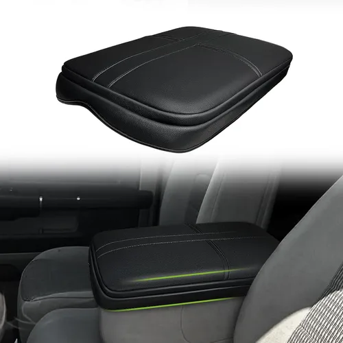 Vista 115 de Muslogy Funda para reposabrazos de consola central apta para Chevy Silverado/Tahoe y GMC Sierra/Yukon 2007-2013, cómoda almohadilla