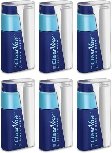 Vista 8 de Kit portátil de limpieza de lentes Clear View – Tamaño de viaje con solución de limpieza premium, spray recargable + paño de microfibra, seguro