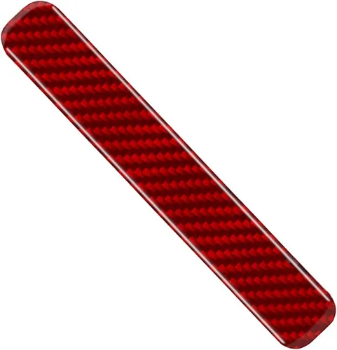 Vista 2 de SUNJIKA Compatible con 1 manija de palanca de cambios de fibra de carbono, calcomanía decorativa para Ford Explorer 2013 2014 2015 2016 2017 2018