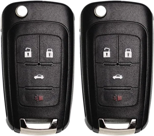 Vista 6 de SUPALAND Llavero de Reemplazo con Solapas Compatible con Chevy Cruze Equinox Camaro Impala 2010 2011 2012 2013 2014 2015 2016 2017 2018 2019 Malibu