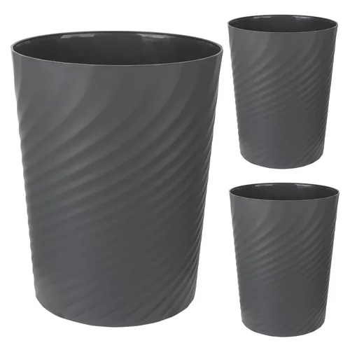Vista 30 de UUJOLY Cubo de basura pequeño de plástico, cesta de basura para baños, lavandería, cocinas, oficinas, habitaciones de niños, dormitorios