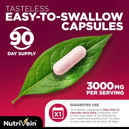 Vista 7 de Nutrivein Suplemento de glutatión liposomal premium y cápsulas de cereza ácida: suplemento liposomal de glutatión de alta absorción y cápsulas