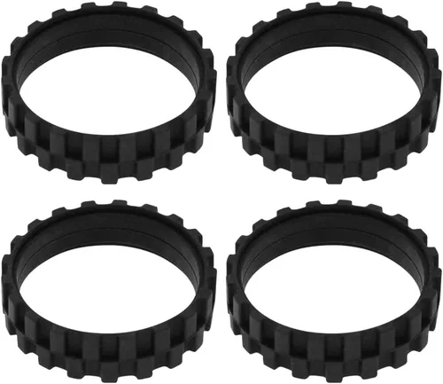 Neumáticos de goma de repuesto compatibles con modelos iRobot Roomba 500, 600, 700, 800, 900, e, i, j y S, antideslizantes, gran adherencia y fácil