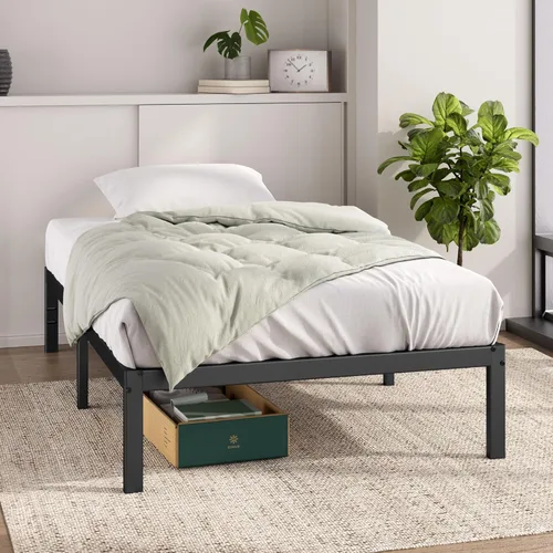 Vista 19 de ZINUS Compack - Base de cama ajustable de metal, 7 pulgadas, soporte para somier y juego de colchón, tamaño matrimonial/Queen/King