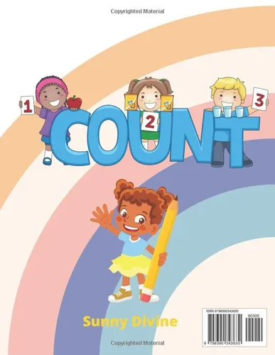 Vista 2 de Preschool Counting & Math Activity Book For Kids Large Print Addition Counting Numbers Left or Right Connect Words Letter Tracing Fun and