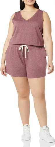 Tienda Essentials Studio - Enterizo de tela de toalla con vellón para mujer