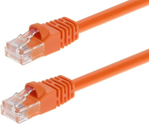 Vista 12 de 0.5FT 24AWG Cat5e 350MHz UTP Cable de red Ethernet de cobre desnudo - Negro