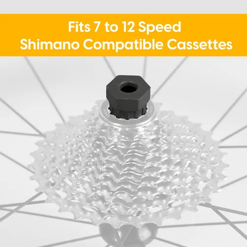 Vista 3 de BikeHand - Bicicleta compatible con Shimano Freewheel y cassette, herramienta de extracción de instalación, se adapta a accesorios de herramientas