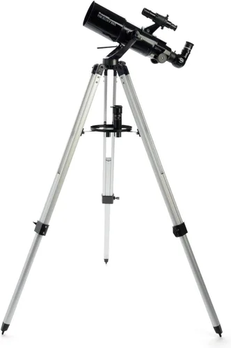 Vista 9 de Celestron - Telescopio PowerSeeker 50AZ - Telescopio manual Alt-Azimut para principiantes - Compacto y portátil - Paquete de software de astronomía