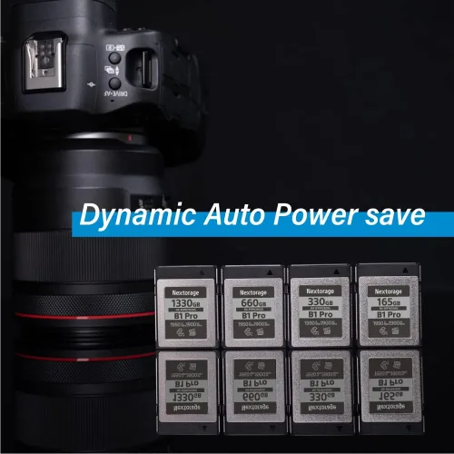 Vista 5 de Nextorage Tarjeta de memoria CFexpress tipo B de 660 GB Super Fast VPG400 lectura máxima 1950MB/s escritura máxima 1900MB/s (Serie B1 Pro)