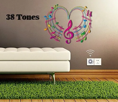 Vista 3 de Sensor de movimiento infrarrojo Alarma Alerta de entrada Vistor Timbre de puerta Kit de entrada de seguridad para el hogar