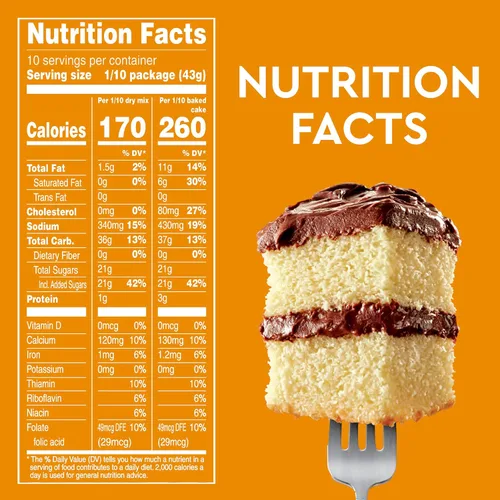 Vista 2 de Duncan Hines Mezcla Clásica para Pastel, Mantequilla Dorada, 15.25 oz