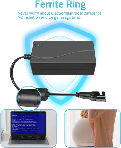 Vista 3 de Sopito Fuente de alimentación universal para reclinable, anillo magnético de 2 pines adaptador de CA/CC 100-240V, calidad 29V 2A, transformador