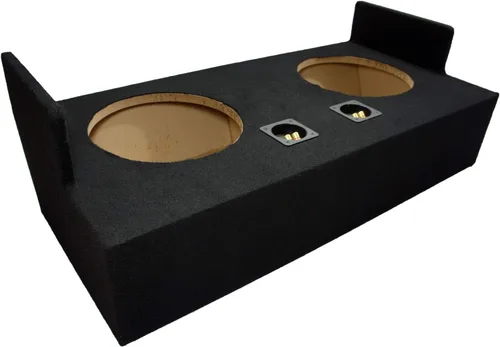 Vista 2 de American Sound Connection Compatible con Ford Ranger Extended Super Cab Truck 1993-2012 Dual 12" Subwoofer Caja de altavoz