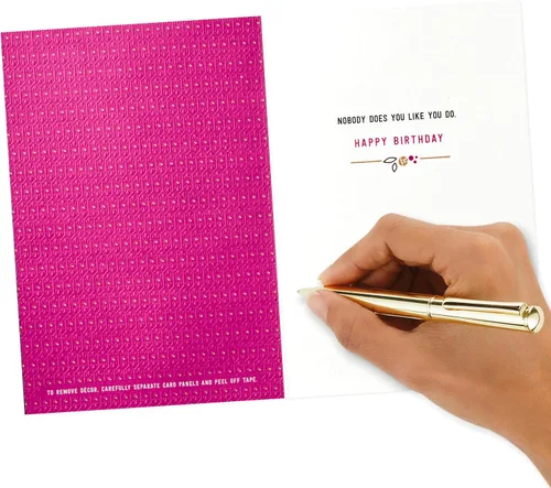 Vista 9 de Hallmark Tarjeta de Cumpleaños Signature para Mujeres (Only One You)