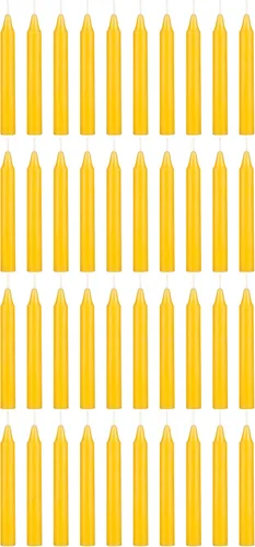 Vista 38 de MEGA CANDLES 20 piezas de velas cónicas sin perfume negras exquisitas, 10.2 cm de alto x 1.3 cm de diámetro, Campanas mágicas, Encantamiento