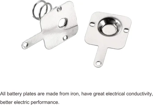 Vista 5 de MECCANIXITY 20 pares de placas de batería AAA y 20 piezas AAA placa de batería positiva negativa conversión primavera contacto