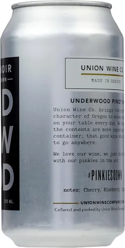 Vista 5 de Underwood Pinot Noir, Vino Tinto, Lata de 375 mL