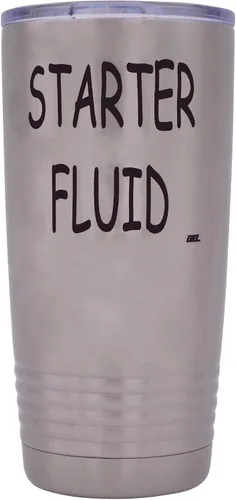 Rogue River Tactical Divertido líquido de iniciación grande de 20 onzas, taza de viaje con tapa aislada al vacío caliente o frío sarcástico papá