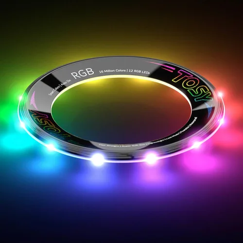 Vista 2 de TOSY Flying Ring - 36 RGB Multicolor or 12 Monocolor LEDs, Super Bright, Lost Mode, Auto Light Up, Easter Basket Stuffers Gift for