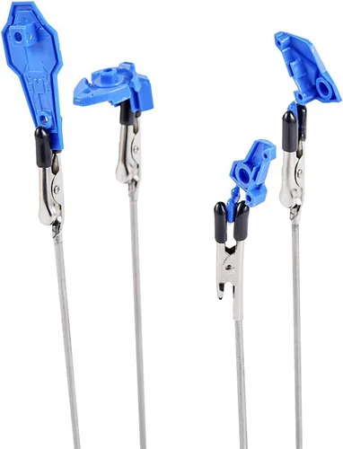 Vista 4 de Pinza de cocodrilo para pintura de modelo, 12 unidades, con puntas de goma, herramientas de modelado, abrazaderas de alambre de metal, cierre