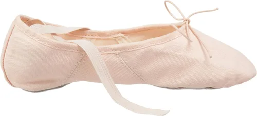 Vista 6 de Capezio Zapatos de ballet Juliet de lona 2028 para mujer, Negroblk