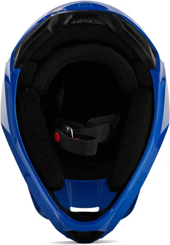 Vista 5 de Fox Racing Casco de motocross unisex V1 Core para bicicleta de tierra, azul, XS