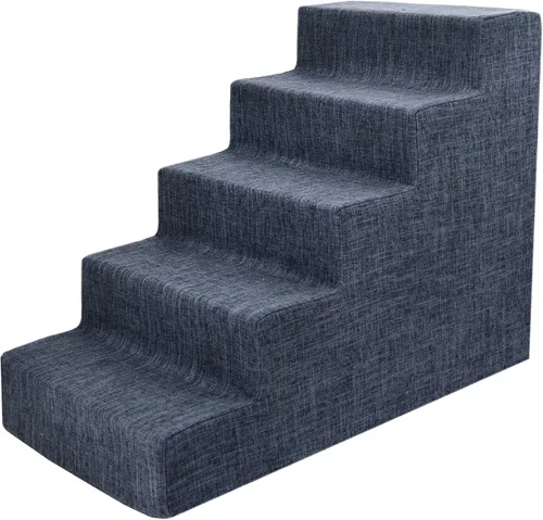 Vista 17 de Best Pet Supplies Escalones y pasos para perros - Escalones de espuma para perros pequeños y gatos, soporte de paso de mascotas equilibrado