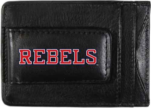 Vista 15 de Siskiyou Sports NCAA unisex Logo Leather Cash and Cardholder