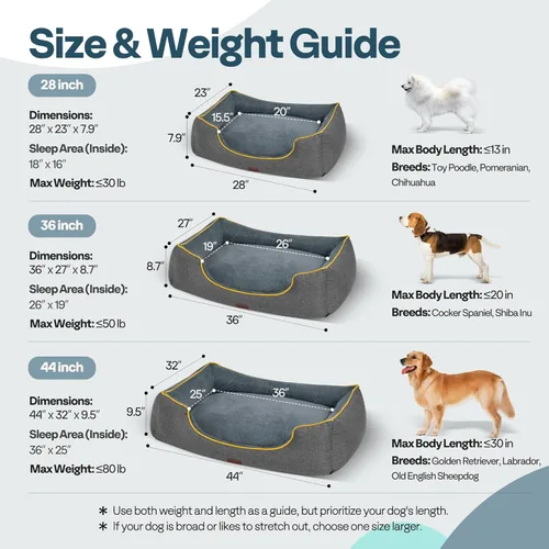 Vista 7 de Cama ortopédica para perros de tamaño mediano con funda extraíble lavable, base impermeable y antideslizante, sofá para gatos, cómoda cama para Gris