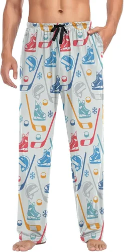 Vista 4 de Funny Pajama Pants Mens Lounge Pants Super Soft Men Pajama Bottoms with Pockets Drawstring