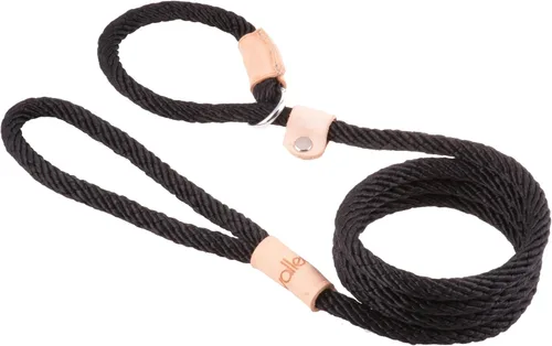 Vista 8 de Alvalley Correas de cuerda para perros con tapón, correas antideslizantes para mascotas para perros, correa suave trenzada sin tirones, ajustable
