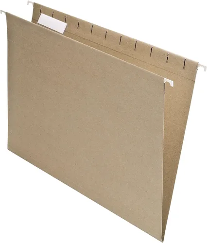 Vista 2 de Pendaflex 74542 Earthwise by Pendaflex - Carpeta colgante reciclada, corte 1/5, Ltr, Nat, 25/BX