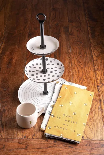 Vista 2 de Karma Camper - Toalla de cocina 100% algodón, para decoración moderna del hogar, color blanco, grande