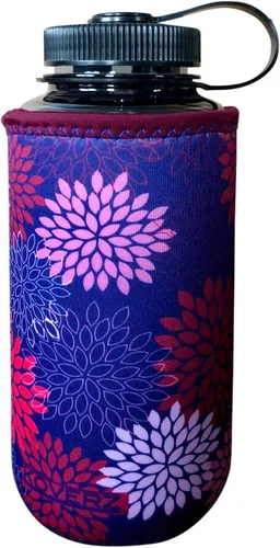 Vista 78 de Funda de neopreno para botella de agua Koverz, funda de neopreno, se ajusta a botellas de agua de 24-30 oz, lavable y reutilizable, tamaño grande