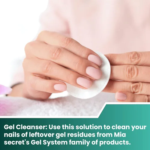 Vista 6 de Mia Secret - Gel Cleanser de varios tamaños UV Gelux y Gel Systems Cleanser (4 oz.)