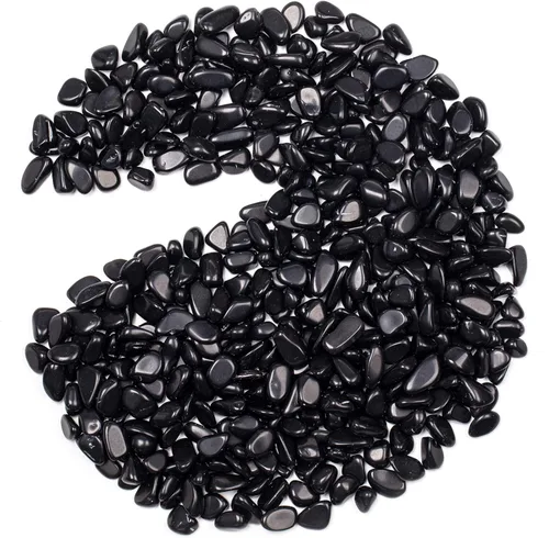 Vista 9 de Piedras de amatista de cristal triturado de cuarzo de forma irregular para el hogar, piedras decorativas para el hogar, jarrones, plantas