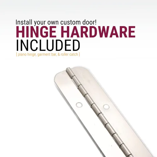 Vista 2 de Iron-A-Way Centro de planchado integrado con tabla de planchar de 42 pulgadas, almacenamiento de plancha caliente y puerta blanca plana-NE42FWU