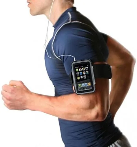Vista 3 de Brazalete deportivo para gimnasio y entrenamiento, para iPod Touch 5, 6 y 7 (5ª, 6ª, 7ª generación)