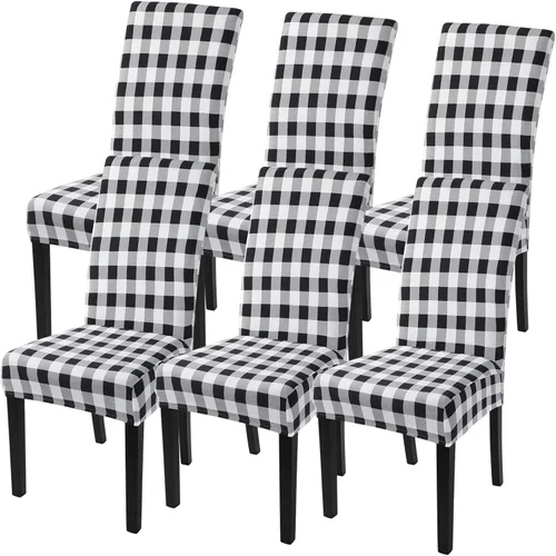 Vista 61 de SearchI - Juego de 2 fundas protectoras para sillas Parson de comedor, de elastano, súper ajuste, elástico, extraíble y lavable, para cocina