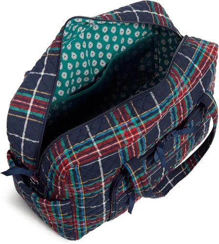 Vista 3 de Vera Bradley Bolsa de viaje Weekender de algodón para mujer