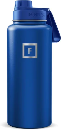Vista 38 de IRON °FLASK Frasco de hidratación para acampar y senderismo con boquilla, botella de agua deportiva de acero inoxidable con aislamiento de boca